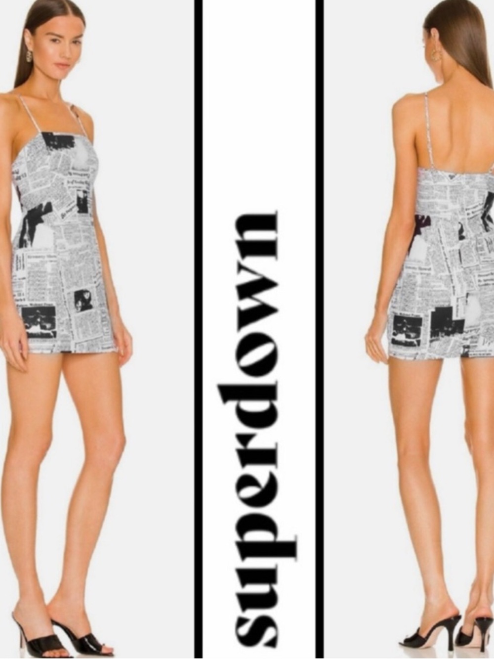 NWOT Superdown Letizia Printed Dress